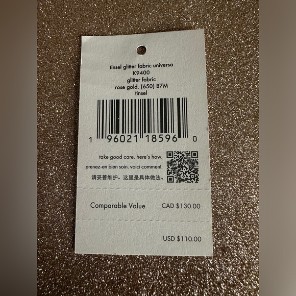 Kate Spade NWT $110 MSRP Rose Gold Glitter Tablet Sleeve - Picture 9 of 9